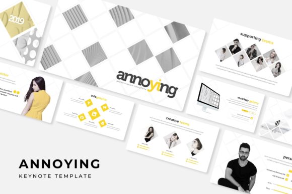 Annoying Keynote Template: A Designer's Dream in Disguise