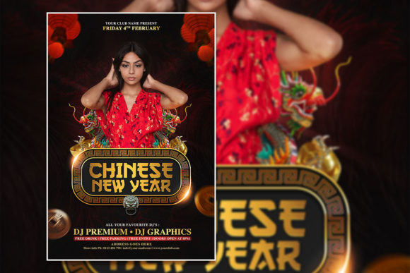 Celebrate with Style: Editable Chinese New Year Poster Templates