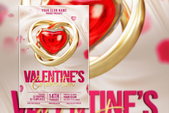 Design a Memorable Valentine's Celebration with a Custom Poster Template
