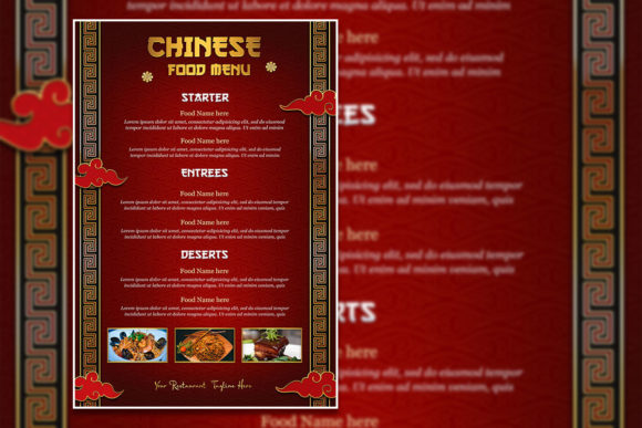 Design a Mouthwatering Menu: The Ultimate Chinese Food Poster