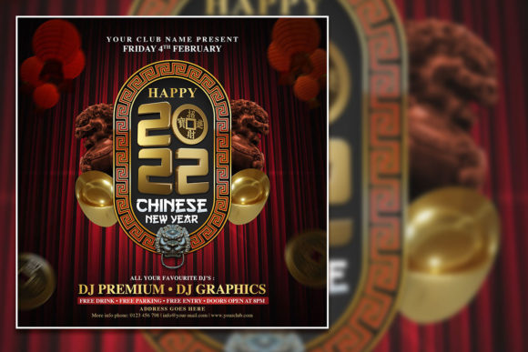 Design Stunning Chinese New Year Social Media Posts & Flyers