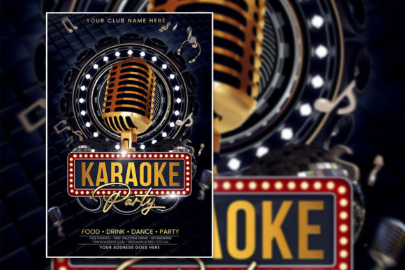 Effortless Event Promotion with a Premium Karaoke Poster Template