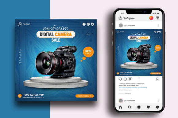Stop the Scroll: A Camera Sale Social Media Post Template That Converts